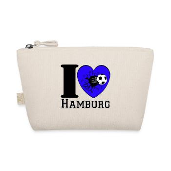 Hambourg , Tradition , Football Heart ,Hambourg (25) - Trousse biologique - nature - Devant
