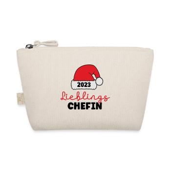 Lieblingschefin Weihnachten 2023 Beste Chefin XMAS - Bio-Täschchen - Natur - Vorne