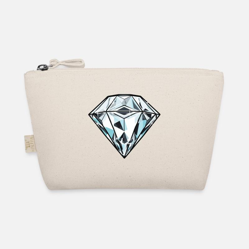 Diamant Juwel - Bio-Täschchen - Natur