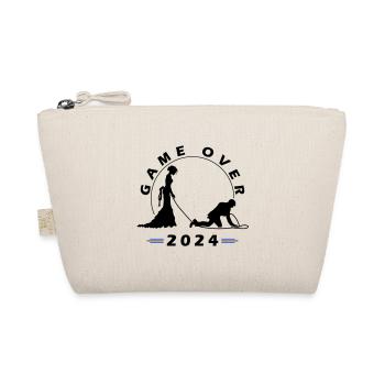 Game Over 2024 Hochzeit - Bio-Täschchen - Natur - Vorne