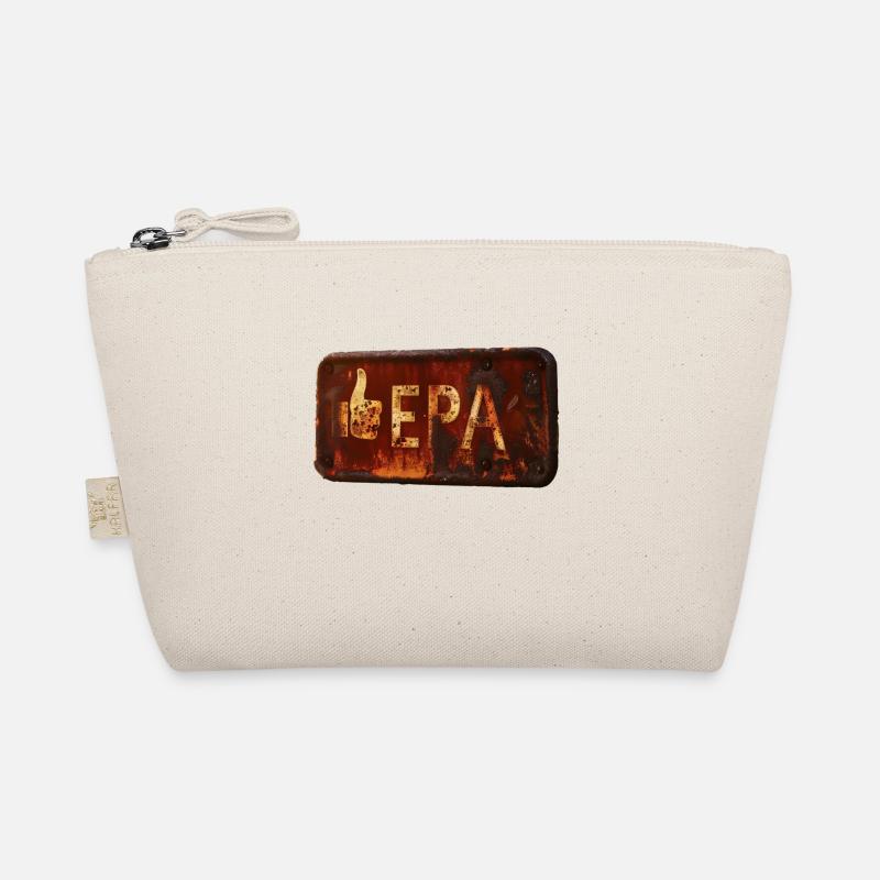 Rostiges LIKE EPA-Schild mit Retro-Feeling Bio-Täschchen
