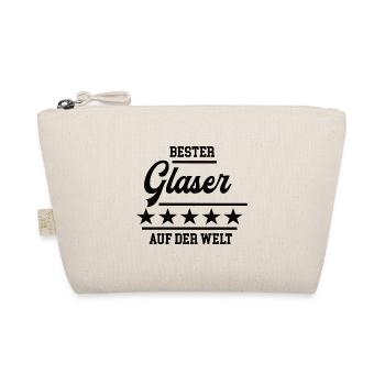 Bester Glaser der Welt weltbester Meister Chef - Bio-Täschchen - Natur - Vorne