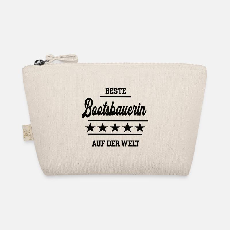 Beste Bootsbauerin Weltbeste Chefin Schiffsbauerin Bio-Täschchen