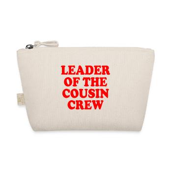 leader of the cousin crew - Bio-Täschchen - Natur - Vorne