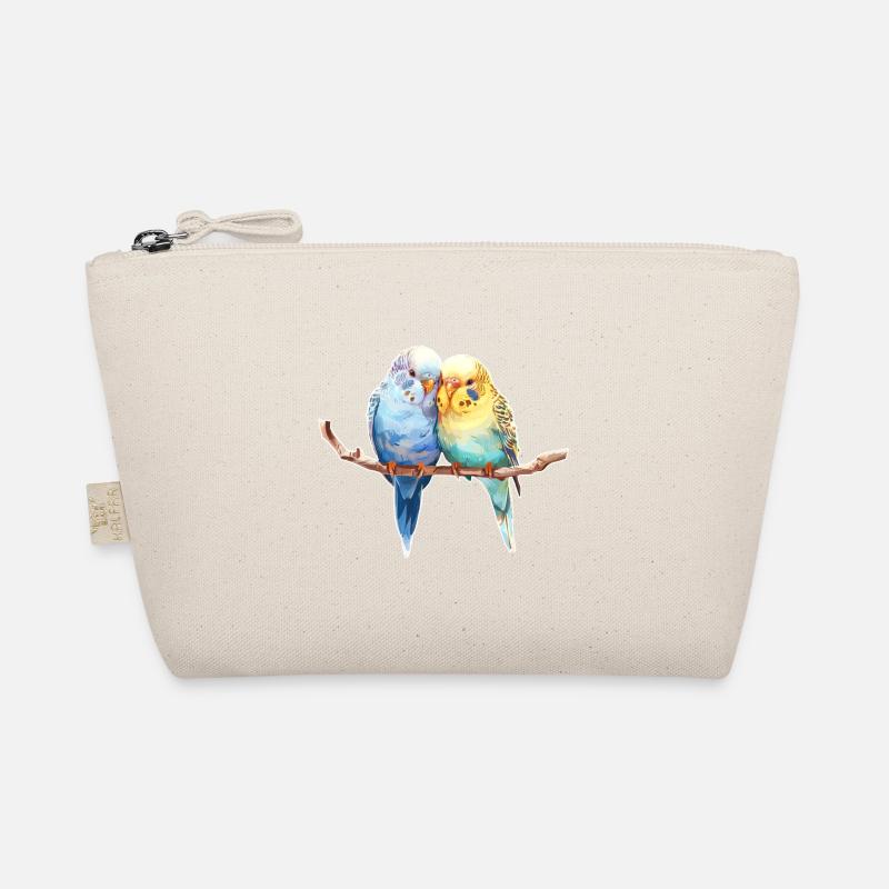 Budgie pair Organic Pouch