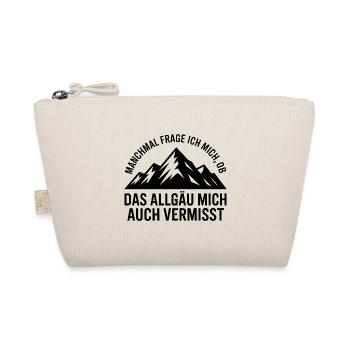 I wonder if the Allgäu misses me! - Organic Pouch - nature - Front