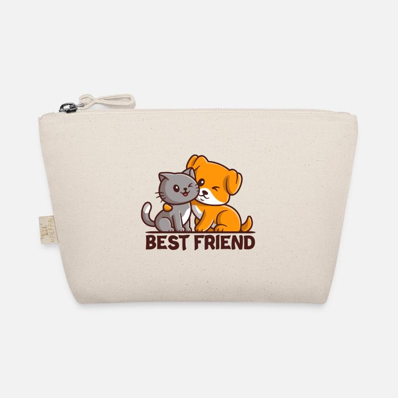 Best Friend - bester Freund - Bio-Täschchen - Natur