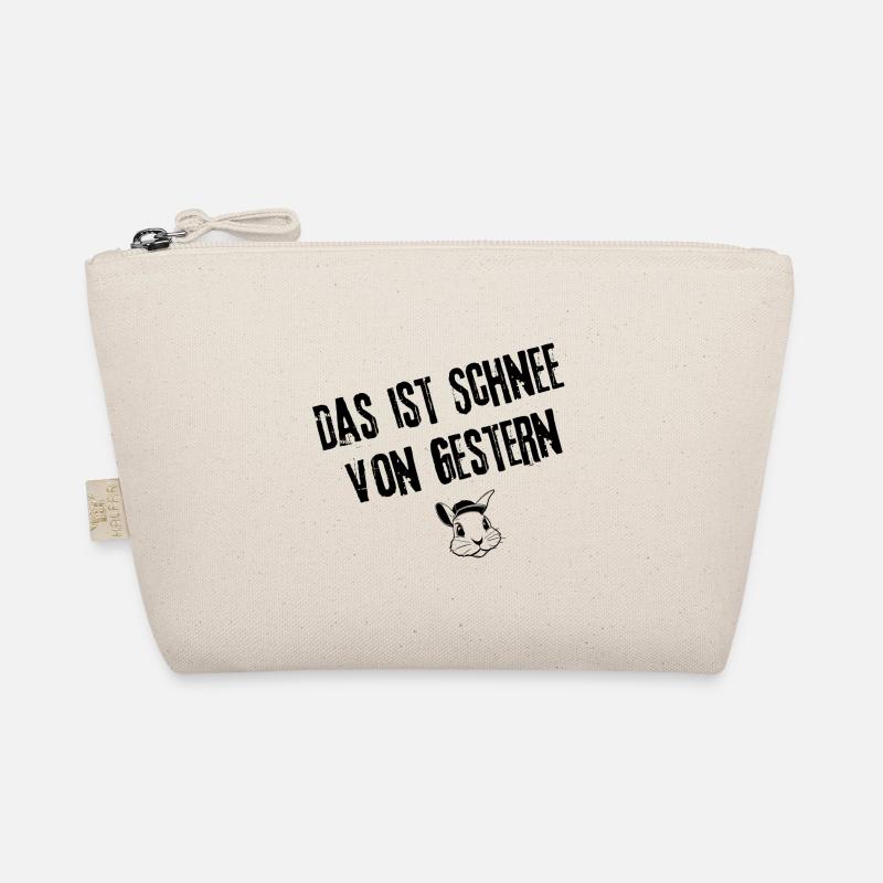 Nostalgischer Gestern-Stil | Redewendung Bio-Täschchen