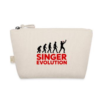 Singer Evolution Musik Bühne - Bio-Täschchen - Natur - Vorne