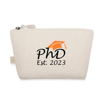 Degree Doctor PhD Est 2023 - Organic Pouch - nature - Front