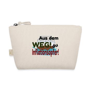 Aus dem Weg du Inflationsopfer - Bio-Täschchen - Natur - Vorne