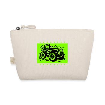 Tractor Farmer Farmer Icon - Organic Pouch - nature - Front