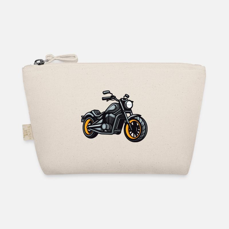 Motorrad Biker - Bio-Täschchen - Natur