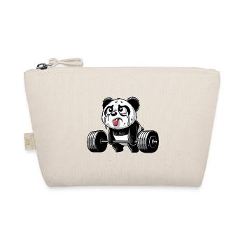 Panda Strength Training: Humorous - Organic Pouch - nature - Front