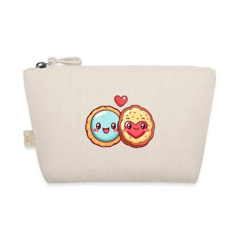Biscuits Couple Amour Coeur Saint Valentin - Trousse biologique - nature - Devant