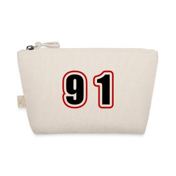 91 Number College - Organic Pouch - nature - Front