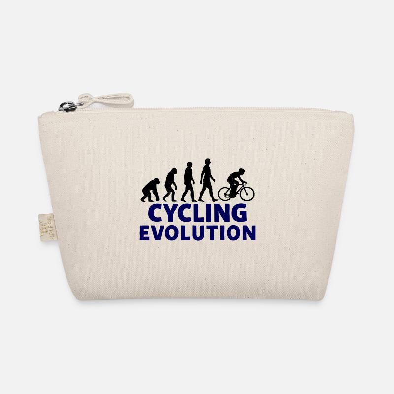 Cycling Evolution Sport Motif Organic Pouch