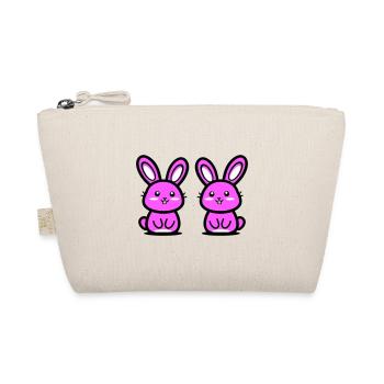 Easter Bunny Easter - Organic Pouch - nature - Front