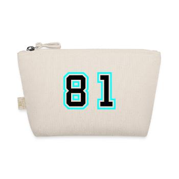 81 Number Symbol - Organic Pouch - nature - Front