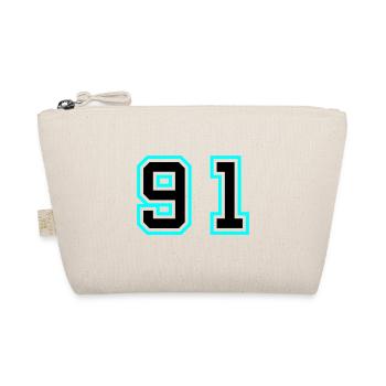 91 Number Symbol - Organic Pouch - nature - Front