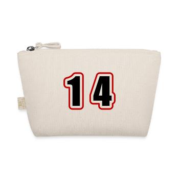 14 Number College - Organic Pouch - nature - Front