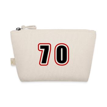 70 Number College - Organic Pouch - nature - Front