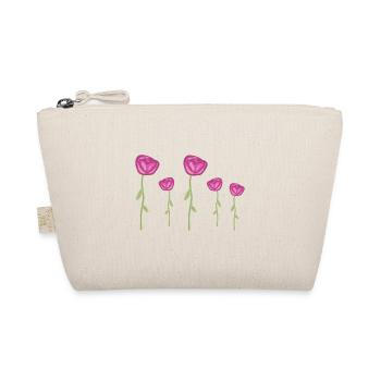 rosen pink blumen blume pflanzen - Bio-Täschchen - Natur - Vorne
