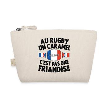 Au Rugby Un Caramel C'est Pas Une Friandise - Trousse biologique - nature - Devant