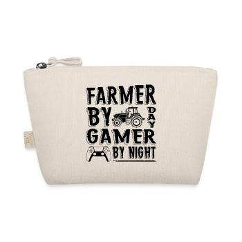 Farmer by Day Gamer by Night - Organic Pouch - nature - Front