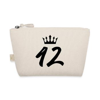 42 Number crown - Organic Pouch - nature - Front