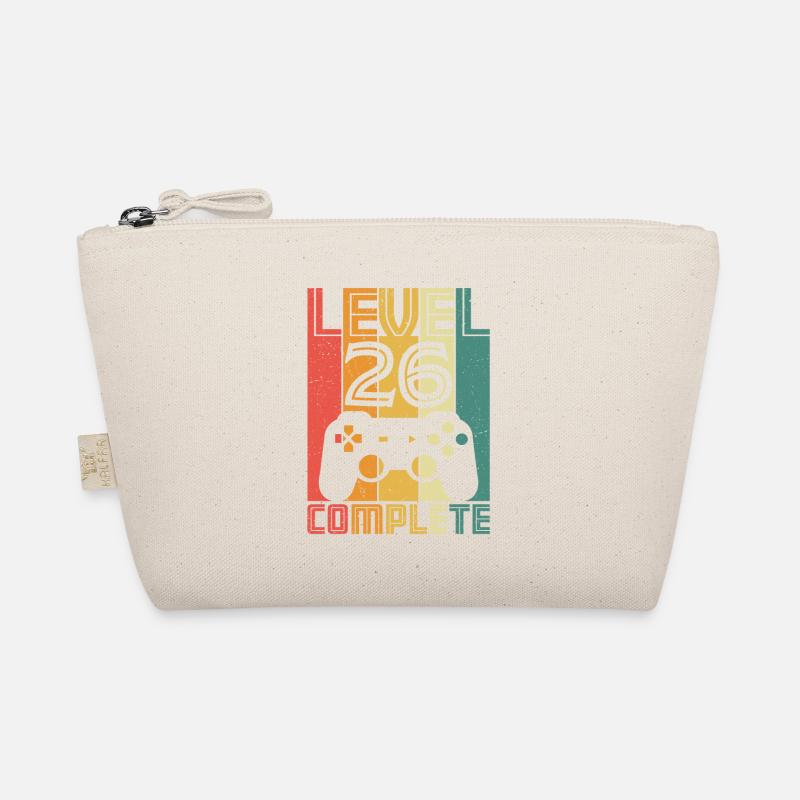 26th Birthday Gamer Level 26 Complete 26 years Organic Pouch