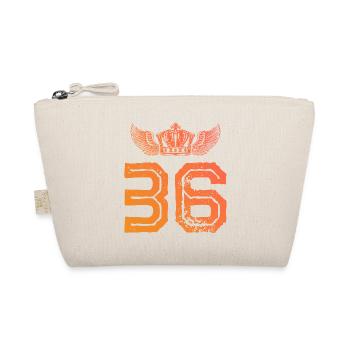 36 Number crown - Organic Pouch - nature - Front