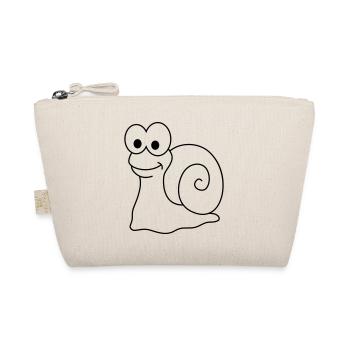 Snail Comic Animal - Organic Pouch - nature - Front