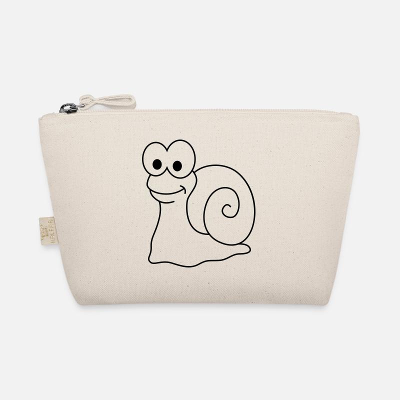 Snail Comic Animal Organic Pouch