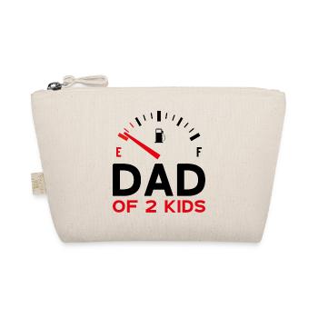 DAD OF 2 KIDS VATERTAG - Bio-Täschchen - Natur - Vorne