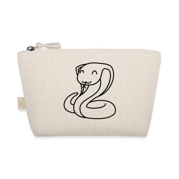 Snake Cobra Comic Animal - Organic Pouch - nature - Front