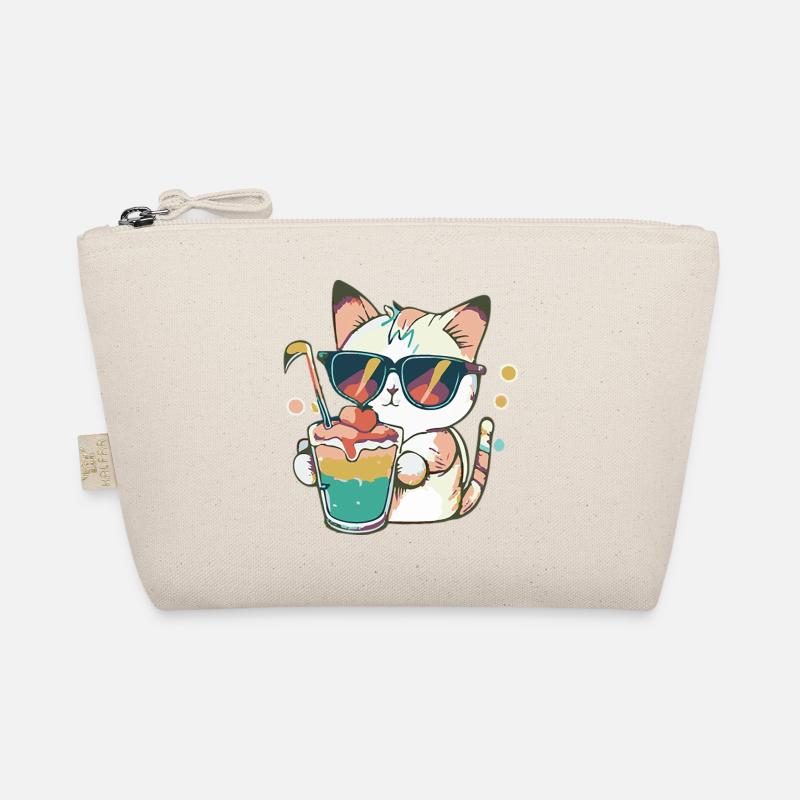 Die lässige Katze Bio-Täschchen