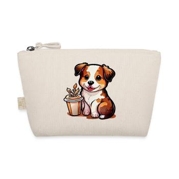 Chien avec café: le compagnon idéal - Trousse biologique - nature - Devant