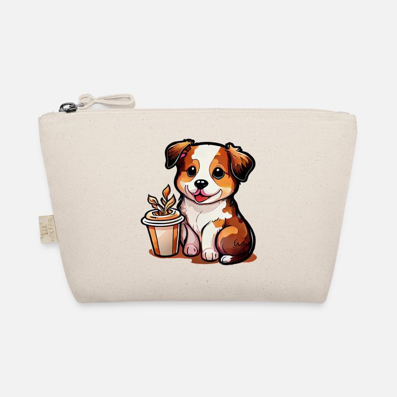 Chien avec café: le compagnon idéal Trousse biologique