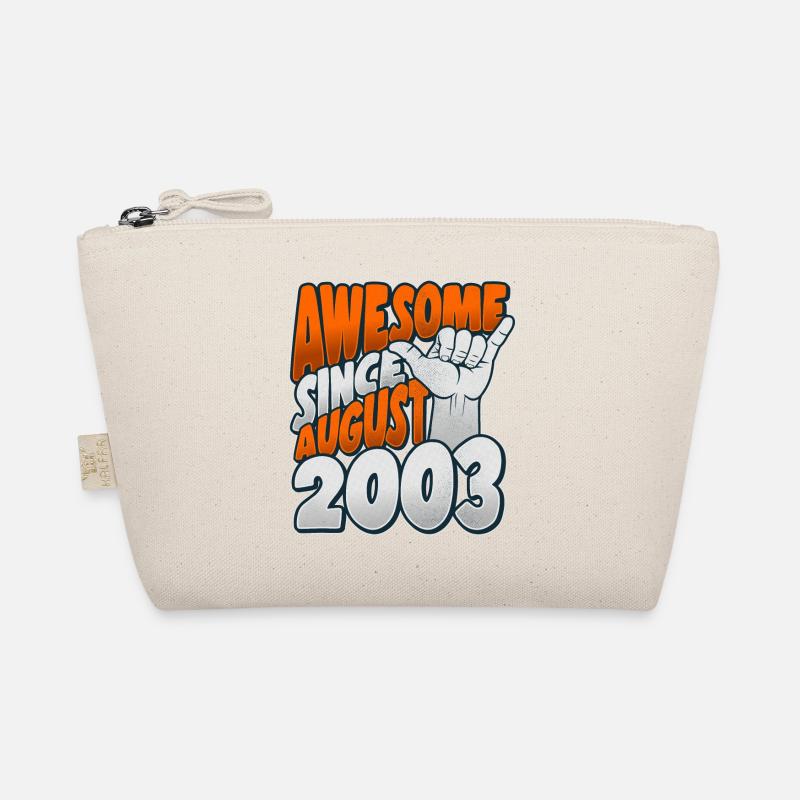 Fantastic since August 2003 Birthday Gift Organic Pouch