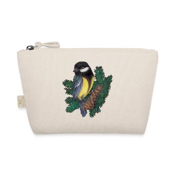 Niedliche Kohlmeise Naturliebhaber Ornithologe - Bio-Täschchen - Natur - Vorne