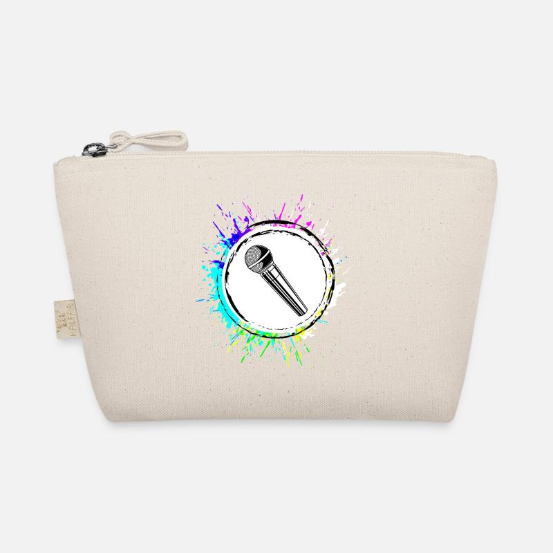 Microphone Icon Organic Pouch