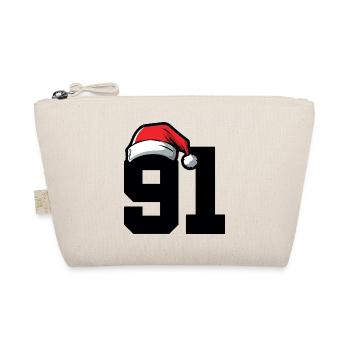 91 Number Christmas - Organic Pouch - nature - Front