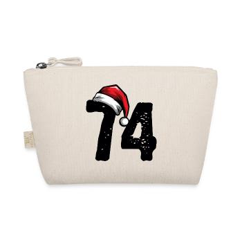 74 Number Christmas - Organic Pouch - nature - Front