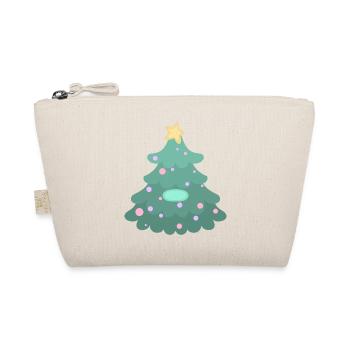 Christmas Tree - Name Tag - Organic Pouch - nature - Front