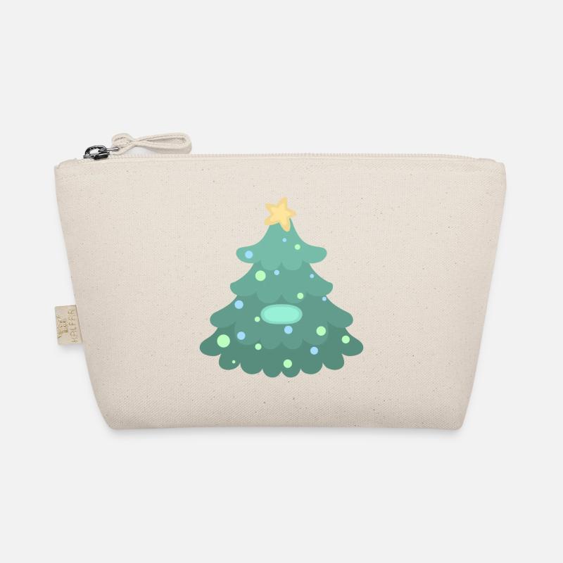 Christmas Tree - Name Tag Organic Pouch