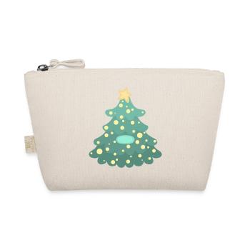 Christmas Tree - Name Tag - Organic Pouch - nature - Front
