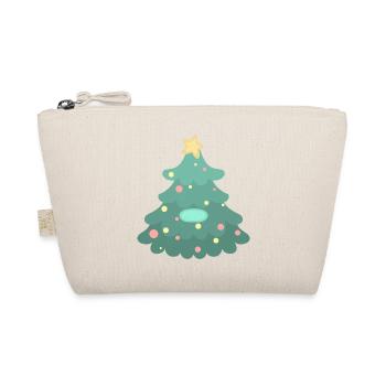 Christmas Tree - Name Tag - Organic Pouch - nature - Front