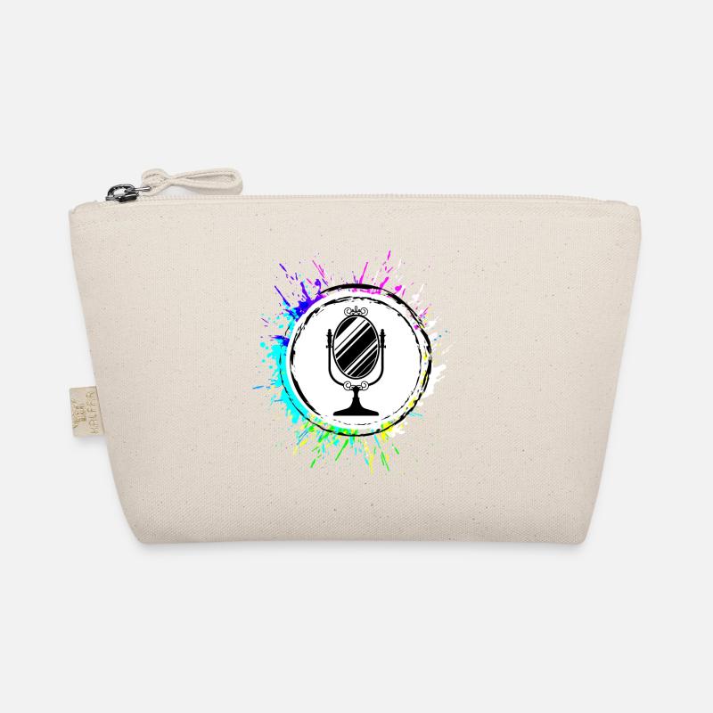 Mirror Icon Silhouette Organic Pouch