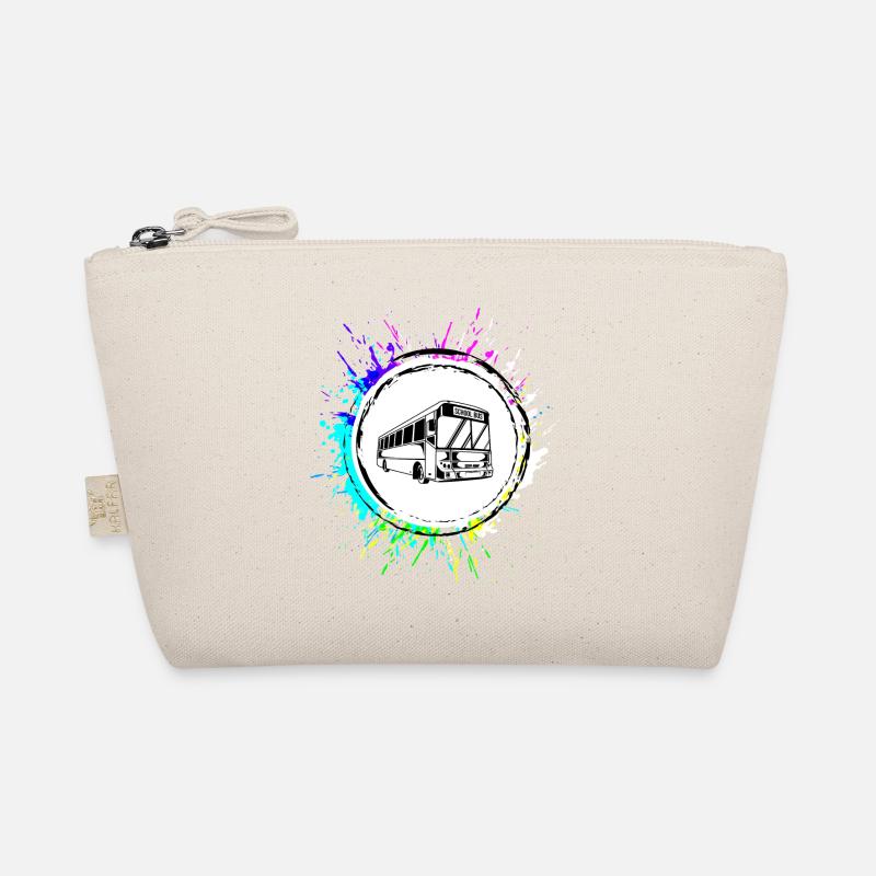 Schulbus schule Bunt Bio-Täschchen